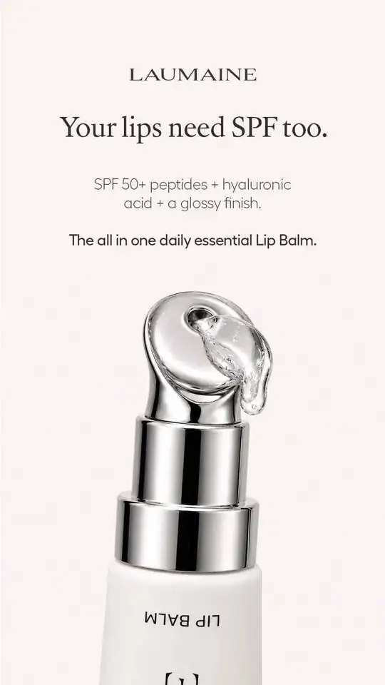 LAUMAINE lip balm advertentie