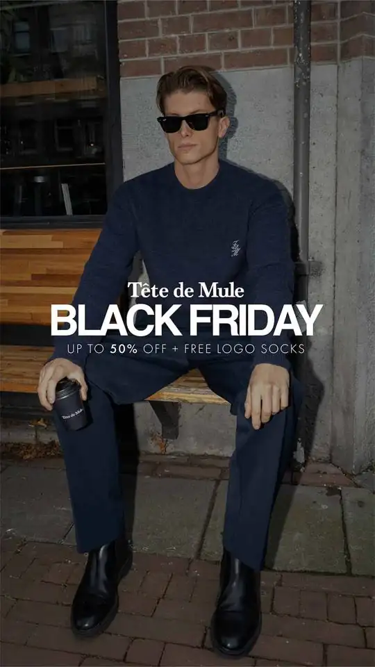 Tête de Mule Black Friday advertentie